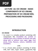 Ice Cream Production Process Flow Chart | PDF | Emulsion | Freezing