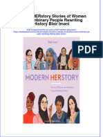 Download textbook Modern Herstory Stories Of Women And Nonbinary People Rewriting History Blair Imani ebook all chapter pdf 
