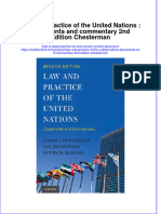 Download textbook Law And Practice Of The United Nations Documents And Commentary 2Nd Edition Chesterman ebook all chapter pdf 