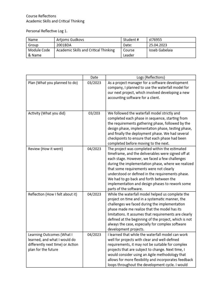 Project Management Insights | PDF | Software Development Process ...