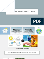 Climate and Adaptation