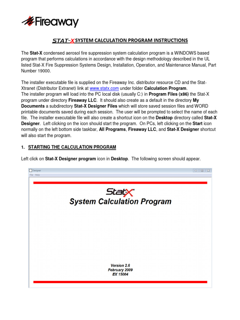 Stat-X Fire Suppression Program Guide | PDF | Computer File | Icon ...