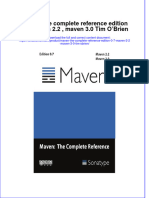 PDF Maven The Complete Reference Edition 0 7 Maven 2 2 Maven 3 0 Tim Obrien Ebook Full Chapter