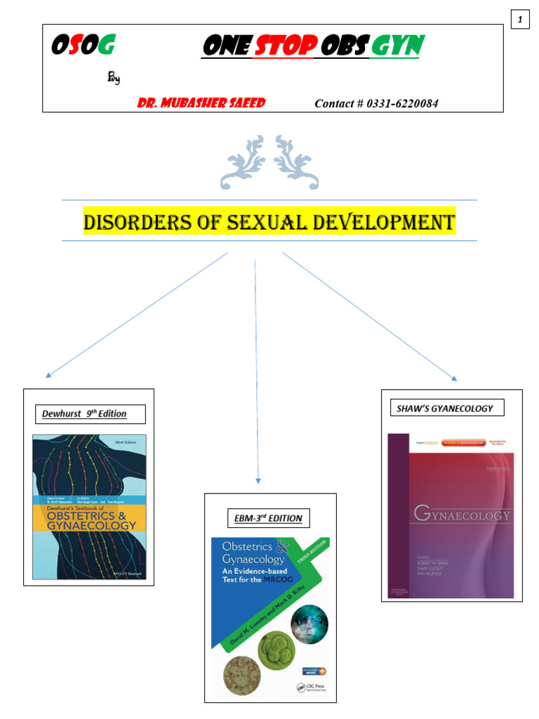 Disorders of Sexual Development | PDF | Endocrinology | Sex