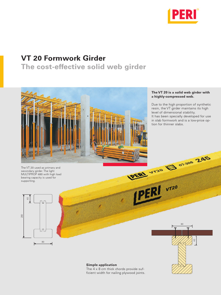 VT 20 Girder US1 en | PDF | Structural Engineering | Materials