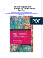 Textbook Media Convergence and Deconvergence 1St Edition Sergio Sparviero Ebook All Chapter PDF