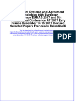 Download textbook Multi Agent Systems And Agreement Technologies 15Th European Conference Eumas 2017 And 5Th International Conference At 2017 Evry France December 14 15 2017 Revised Selected Papers Francesco Belardinel ebook all chapter pdf 