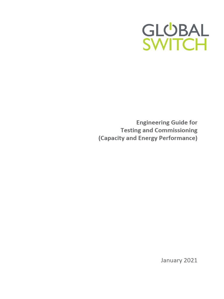 Engineering Guide for Testing & Commissioning | PDF | Electrical ...