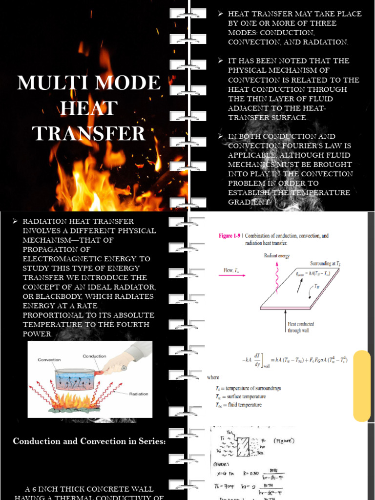 Multi-Mode Heat Transfer Explained | PDF | Thermal Conduction | Heat ...