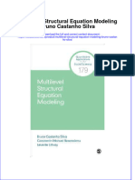 Textbook Multilevel Structural Equation Modeling Bruno Castanho Silva Ebook All Chapter PDF