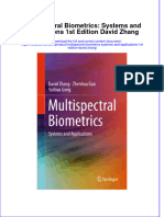 Textbook Multispectral Biometrics Systems and Applications 1St Edition David Zhang Ebook All Chapter PDF