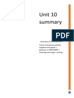 Unit 10 Summary