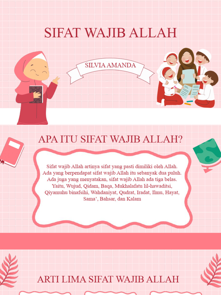 Lima Sifat Wajib Allah dan Artinya | PDF
