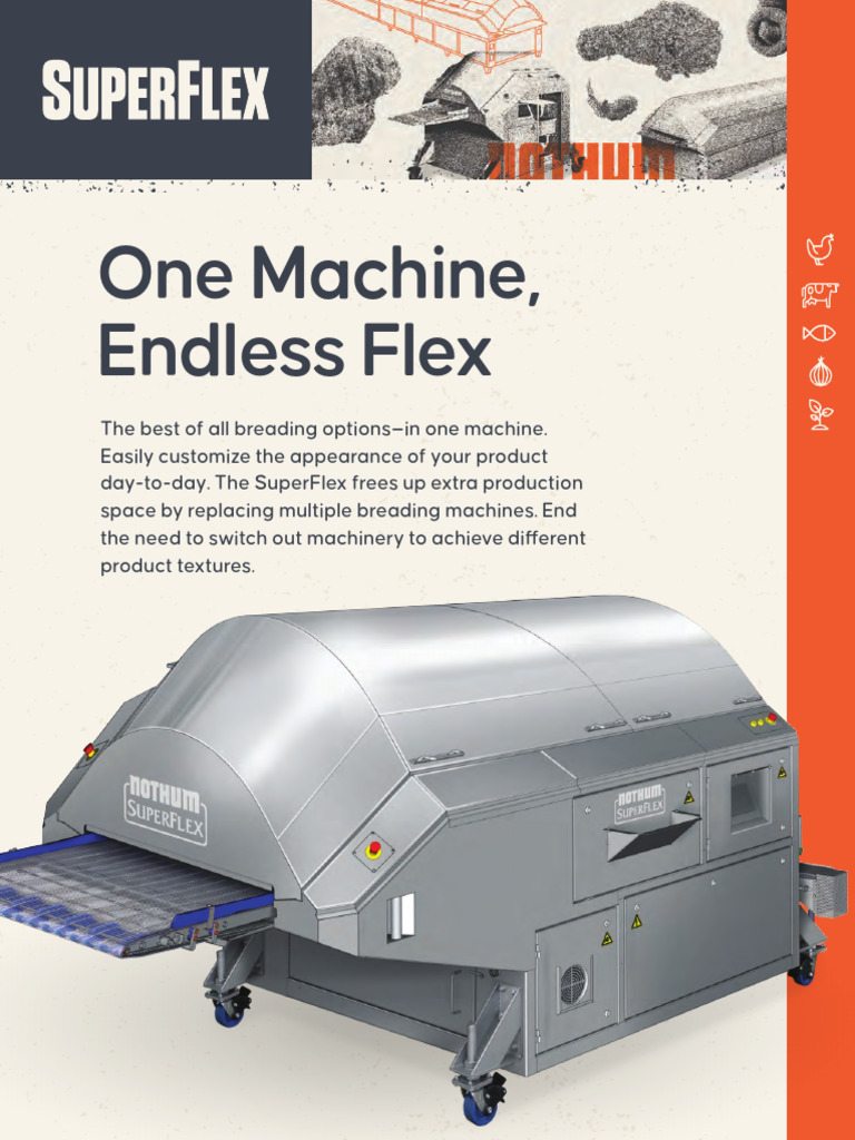 SuperFlex Breader: Versatile Food Processing Machine | PDF