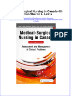 PDF Medical Surgical Nursing in Canada 4Th Edition Sharon L Lewis Ebook Full Chapter