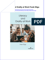 Full Chapter Literacy and Orality at Work Frank Sligo PDF