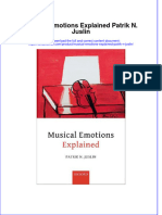 Textbook Musical Emotions Explained Patrik N Juslin Ebook All Chapter PDF