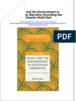 Download textbook Music And The Environment In Dystopian Narrative Sounding The Disaster Heidi Hart ebook all chapter pdf 