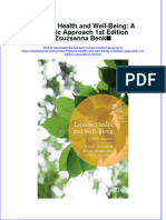 Download textbook Leisure Health And Well Being A Holistic Approach 1St Edition Zsuzsanna Benko ebook all chapter pdf 
