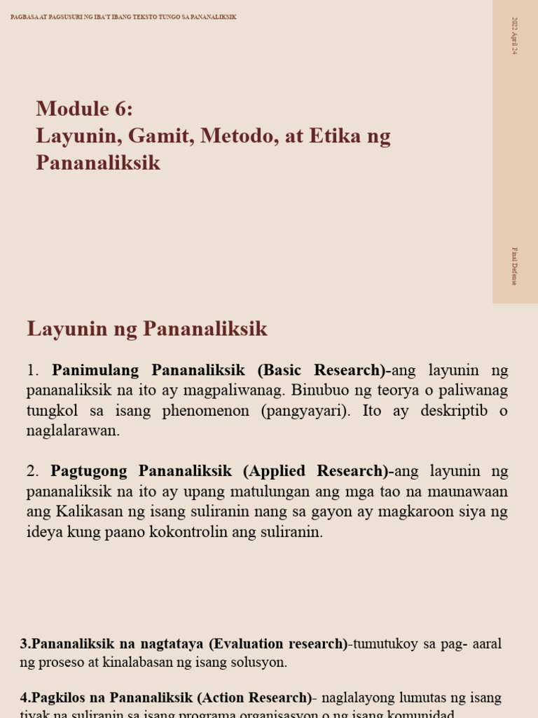 Q4 Pagbasa Module 6 Pdf