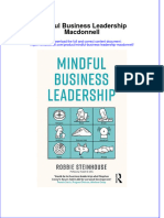 Textbook Mindful Business Leadership Macdonnell Ebook All Chapter PDF