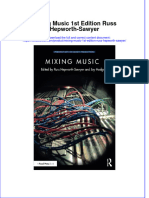 Textbook Mixing Music 1St Edition Russ Hepworth Sawyer Ebook All Chapter PDF