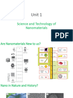 Unit 1 Science and Technology of Nanomaterials