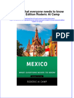 Textbook Mexico What Everyone Needs To Know Second Edition Roderic Ai Camp Ebook All Chapter PDF