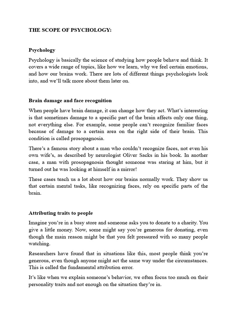 Key Concepts in Psychology Explained | PDF | Psychology | Mind