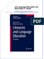 Download textbook Literacies And Language Education 3Rd Edition Brian V Street ebook all chapter pdf 
