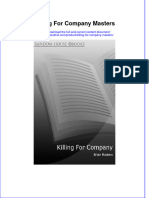 Download pdf Killing For Company Masters ebook full chapter 