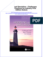 Download textbook Modeling And Simulation Challenges And Best Practices For Industry First Edition Dubois ebook all chapter pdf 