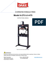 Air Operated Hydraulic Press Instruction Manual Models 6-275!6!475-01.2022
