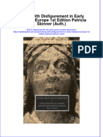 Download textbook Living With Disfigurement In Early Medieval Europe 1St Edition Patricia Skinner Auth ebook all chapter pdf 