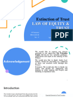 Extinction of Trust (Draft)