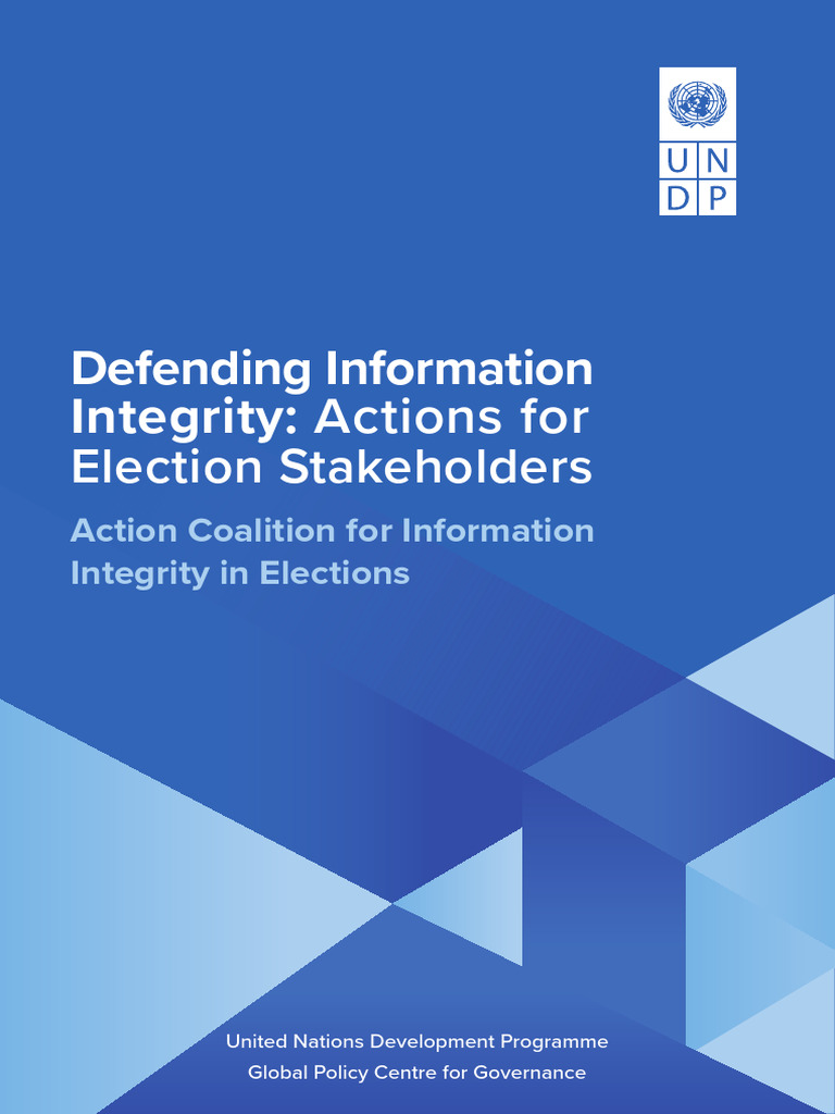 Defending Information Integrity Actions For Election Stakeholders