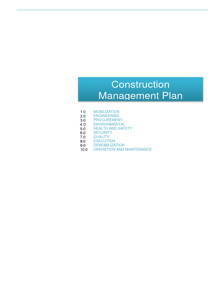 Construction Work Plan | PDF | Waste | Waste Management