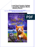 Download textbook Lock Stock And Feral Country Cottage Mystery 15 1St Edition Addison Moore Bellamy Bloom ebook all chapter pdf 