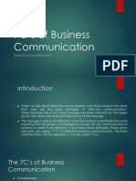 CS - Lecture 04 - 7C's of Business Communication