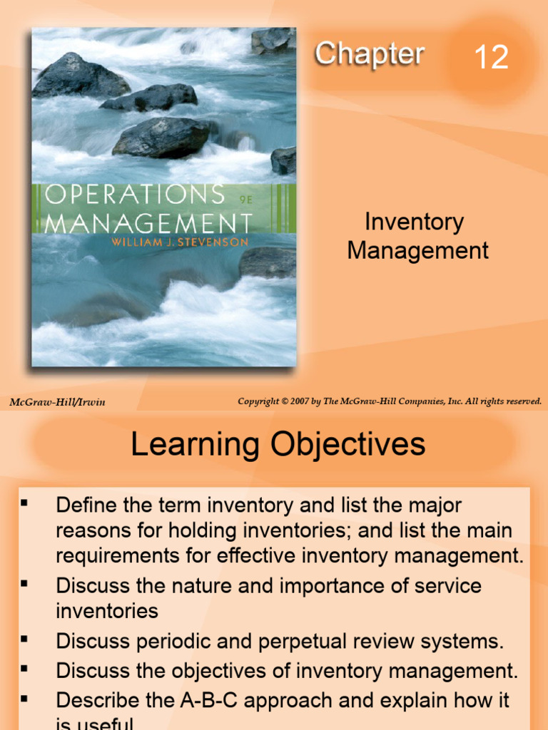 Inventory Management1 | PDF | Inventory | Business Economics