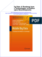 Textbook Mobile Big Data A Roadmap From Models To Technologies 1St Edition Georgios Skourletopoulos Ebook All Chapter PDF