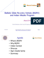 Ballistic Glide Re Entry Vehicle (BGRV) and Indian Missile Program