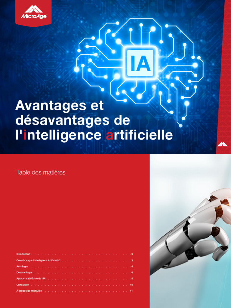 Avantages et inconvénients de l'IA | PDF | Intelligence artificielle ...