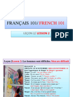 French 101 Lesson 2