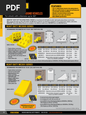 Monster Wheel Chocks | PDF | Tire | Truck