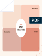 Neutral SWOT Analysis Template