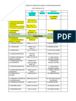 HORARIO   23-24  DEL DIPLOMADO EN FORMACIÓN HUMANA Y ESPIRITUALIDAD MHPVM