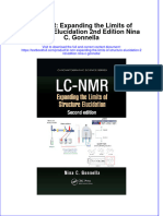 PDF LC NMR Expanding The Limits of Structure Elucidation 2Nd Edition Nina C Gonnella Ebook Full Chapter