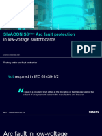 Presentation SIVACON S8plus Arc Faul Protection