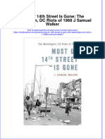 Download textbook Most Of 14Th Street Is Gone The Washington Dc Riots Of 1968 J Samuel Walker ebook all chapter pdf 